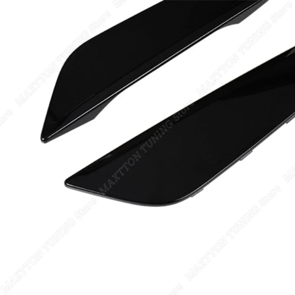 2 pcs Gloss Black ABS For BMW 5 Series G30 2018 2019-2023 Chrome Side Air Fender Vent Trim Car Accessories Gloss Black Tuning