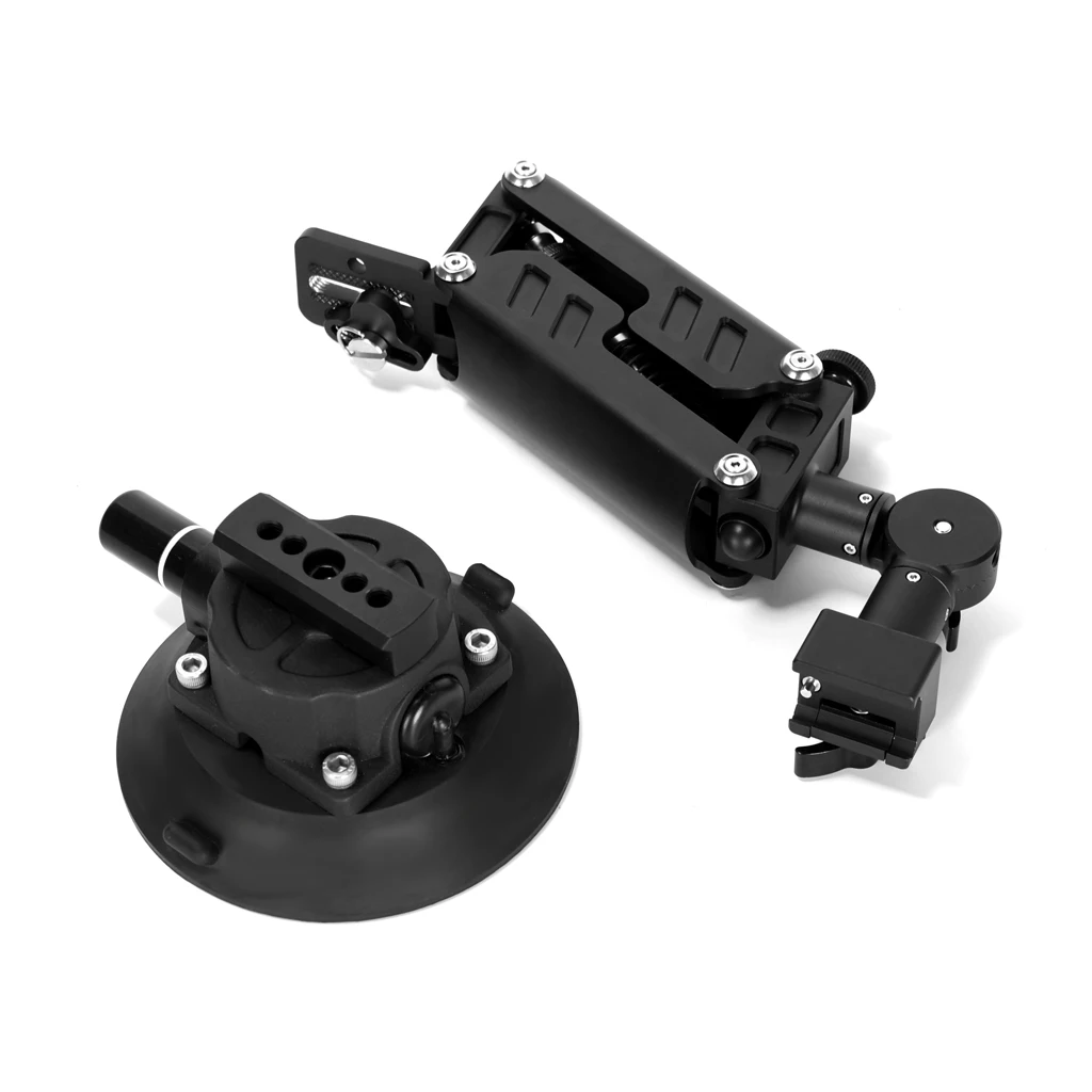 4.5inch Vacuum Suction Cup Manual/Electric for DSLR Action Camera Mount for NATO Rail 1/4 3/8 Screw Hole Car Windshield Holder