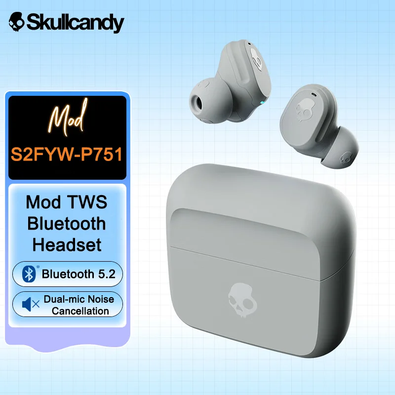 

Выбор Skullcandy S2FYW-P751 TWS Bluetooth 5,4 наушники водонепроницаемая гарнитура с шумоподавлением и умными микрофонами чистый голос