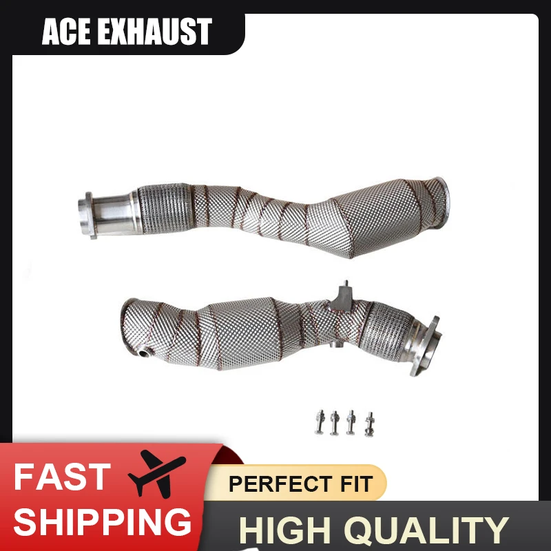 

ACE High Flow Performance Downpipe for BMW X3M X4M F97 F98 S58 3.0T Car Accessories With Catalytic Exhaust Pipe