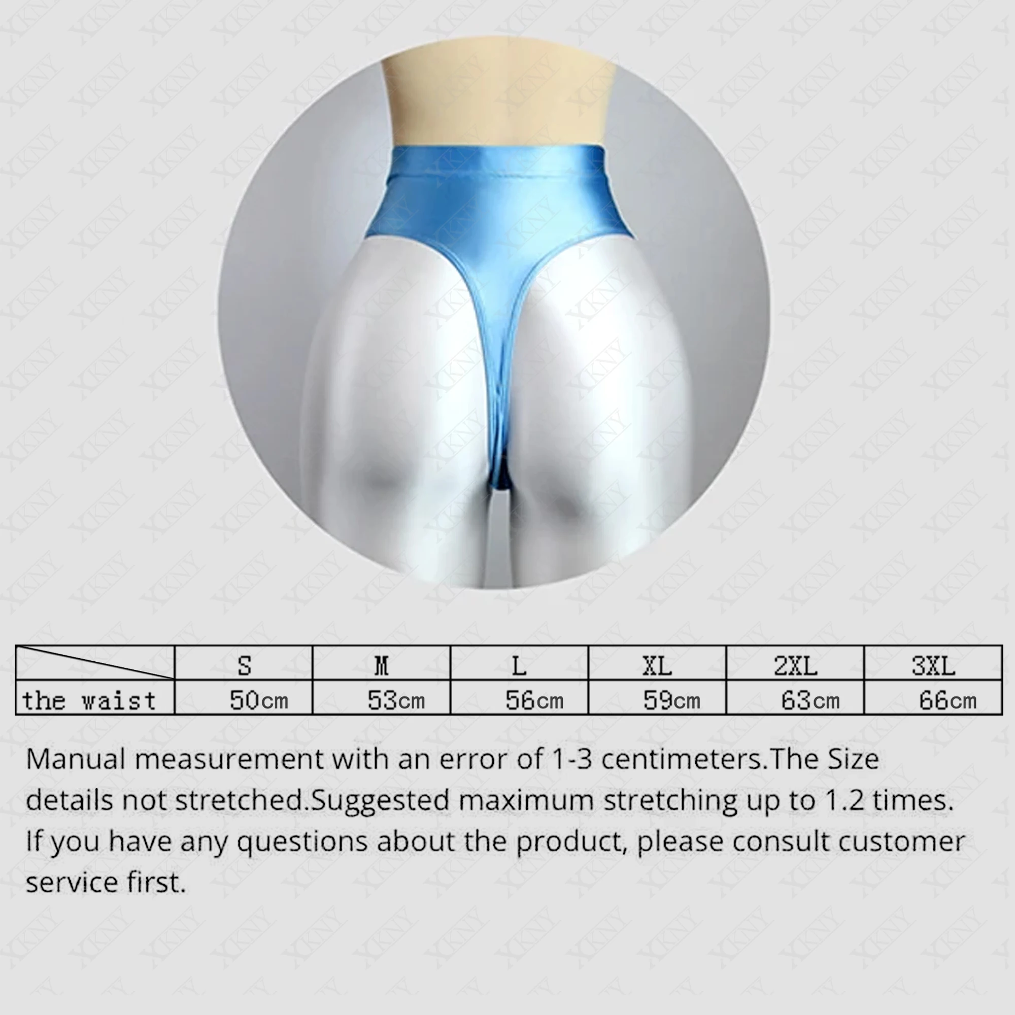 XCKNY glossiness series thongs high waist High elasticity skin glossy briefs Wear out Yoga training pants