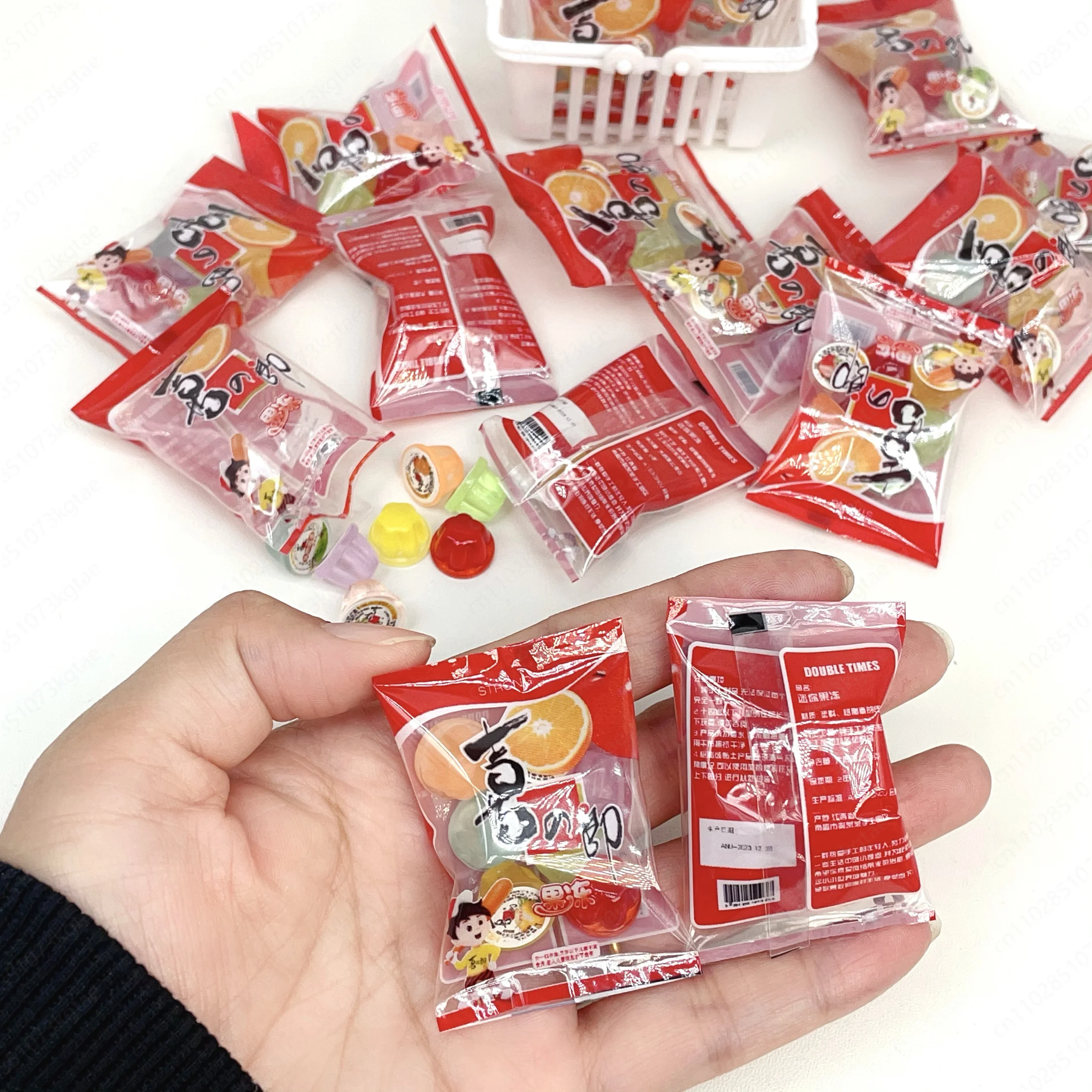 Mini baby house jelly model, a pack of 8/6 baby house furnishings, miniature shooting props