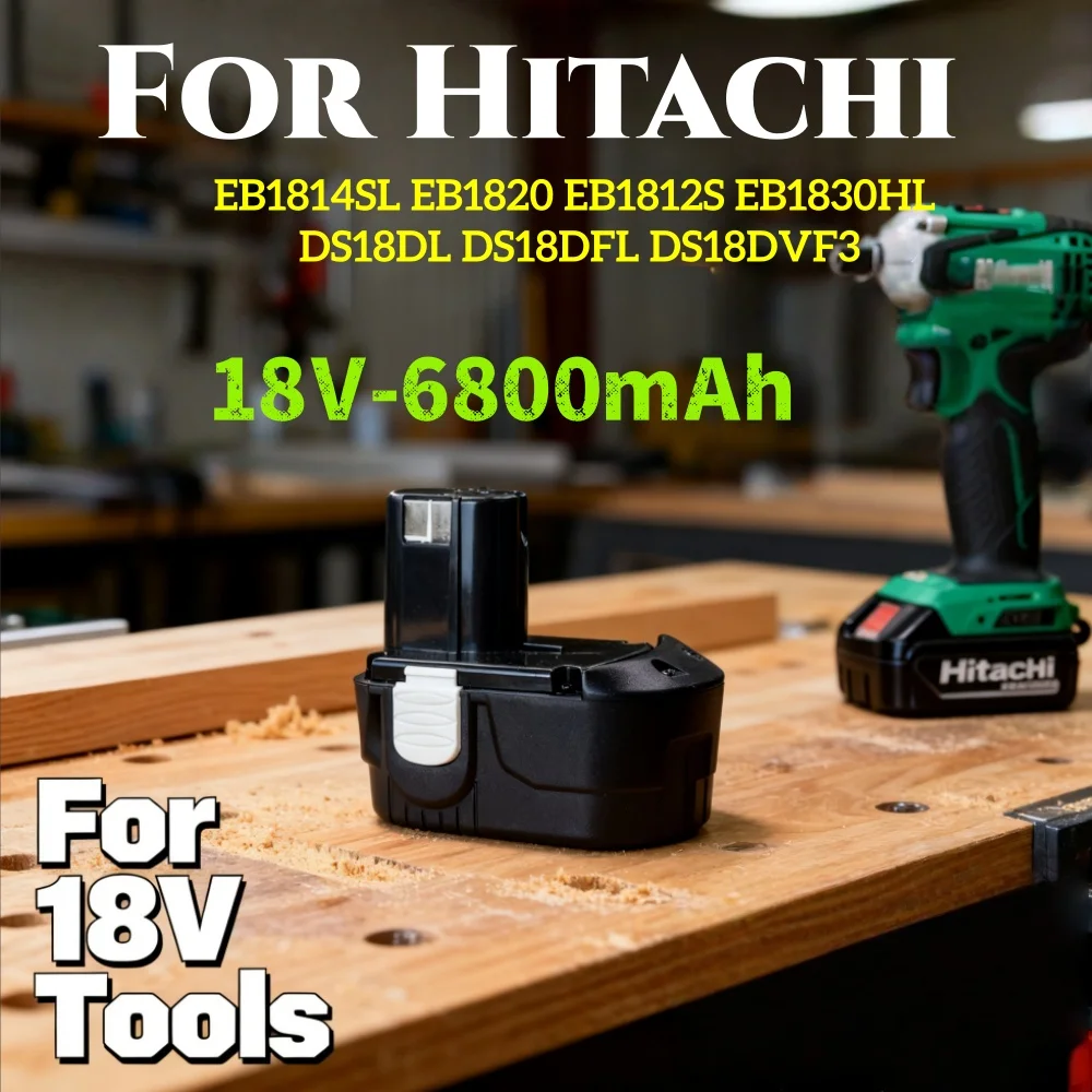Lot De 2 Batteries 18V 3000mAh Compatibles Hitachi DV18DSFL – Visiodirect, Société Française