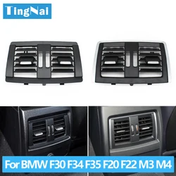 Couvercle de panneau de grille d'aération AC pour console arrière de voiture, BMW Série 1, 2, 3, 4, F30, F31, F34, F35, F20, F87, F32, F33, F36, 64229265350,64229333675