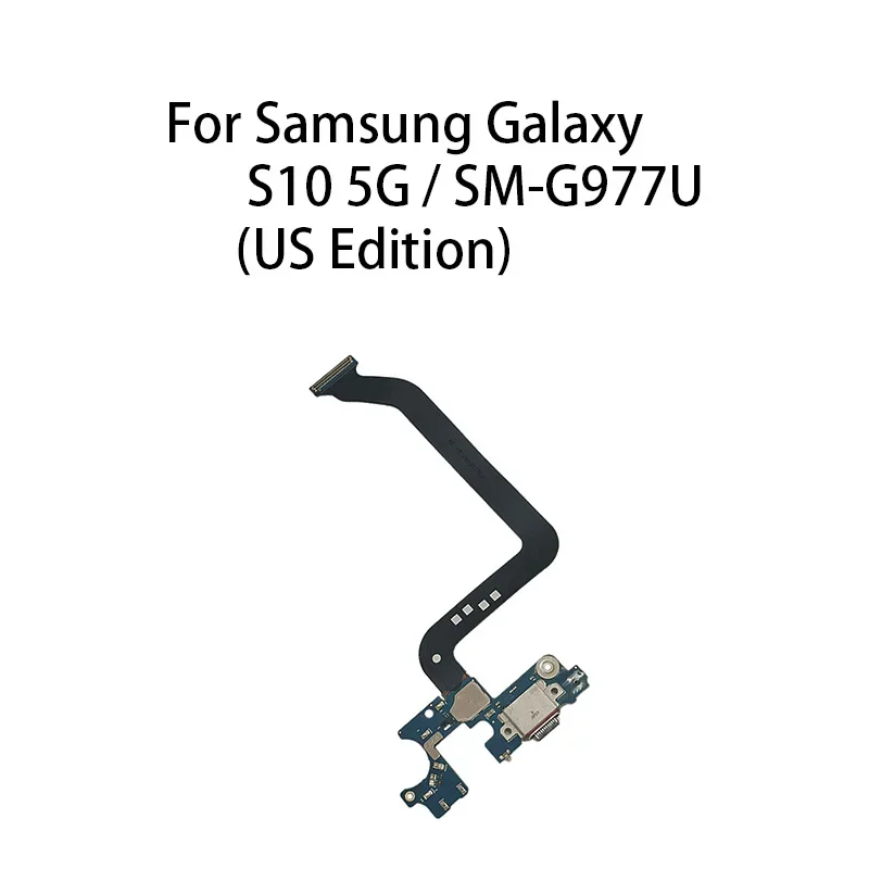 Gefensi Org USB Charge Port Jack Dock Connector Charging Board For Samsung Galaxy S10 5G SM-G977U (US Edition)