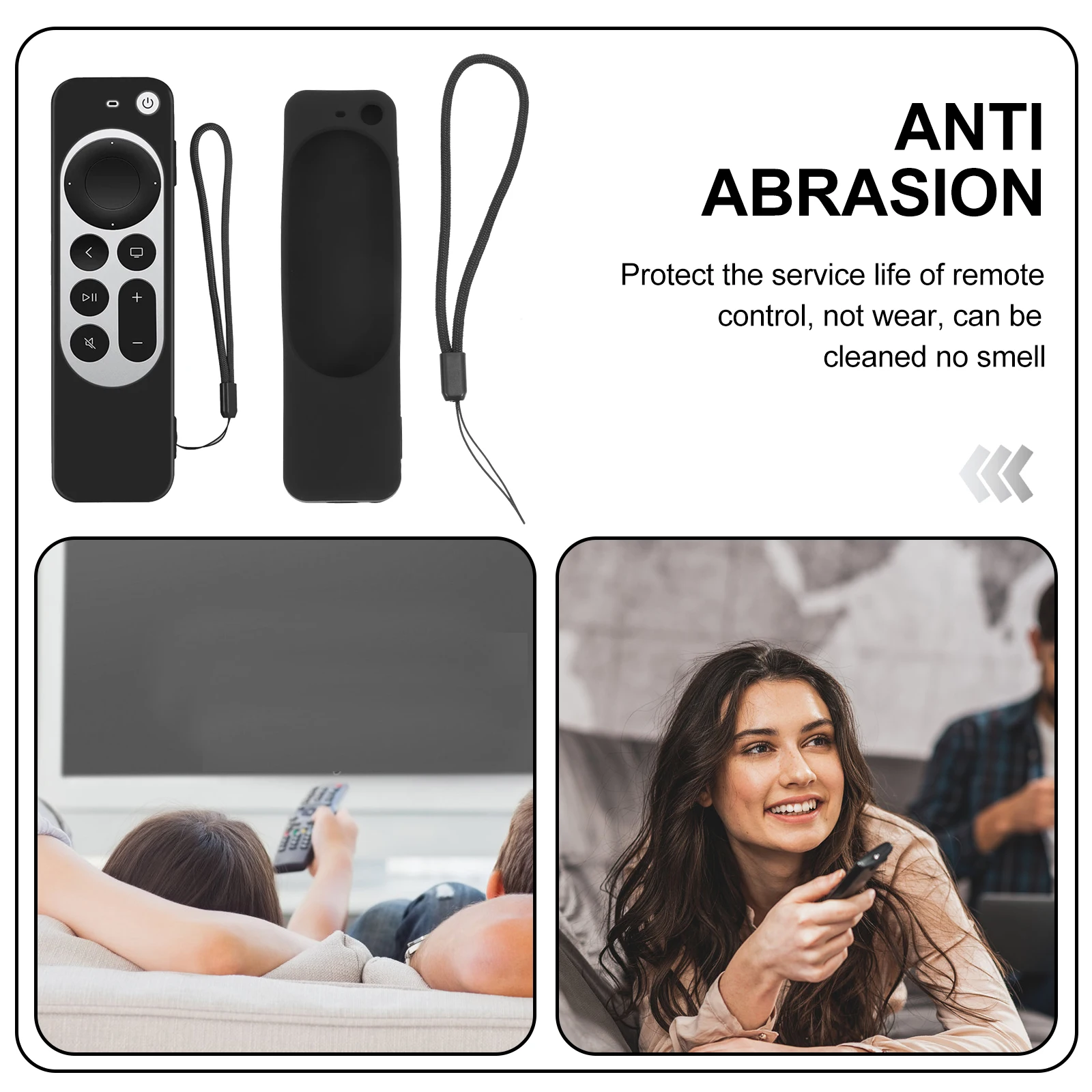 

Silicone Remote Control Case Controller Shell Protector Anti Slip Dust Proof Washable Accessory Full Button Access