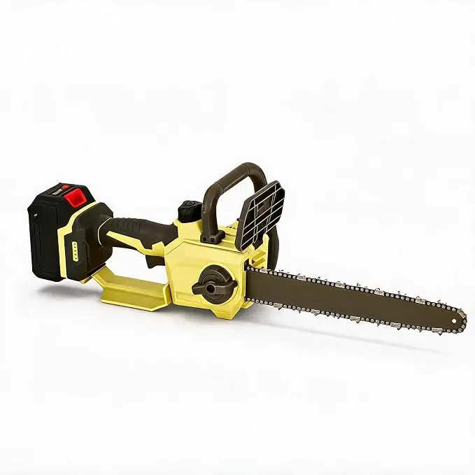 12 Inch Portable Smart Gardening Environmental Control  Electric Chainsaws Cordless, Handheld Chain Saw Pruning Shears Chainsaws with Batteries for Tree Branches,Courtyard,Household