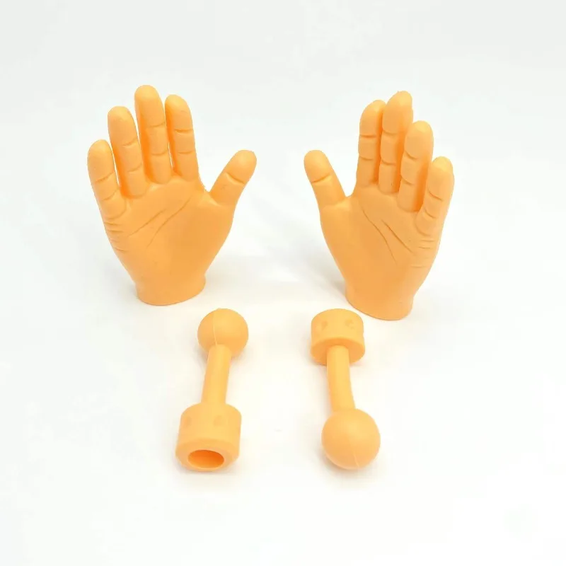 Mini-Handmodelle, Winzige Dehnbare Hochelastische Katzenhandschuhe, Finger-Katzenspielzeug, Haustier-Neckspielzeug