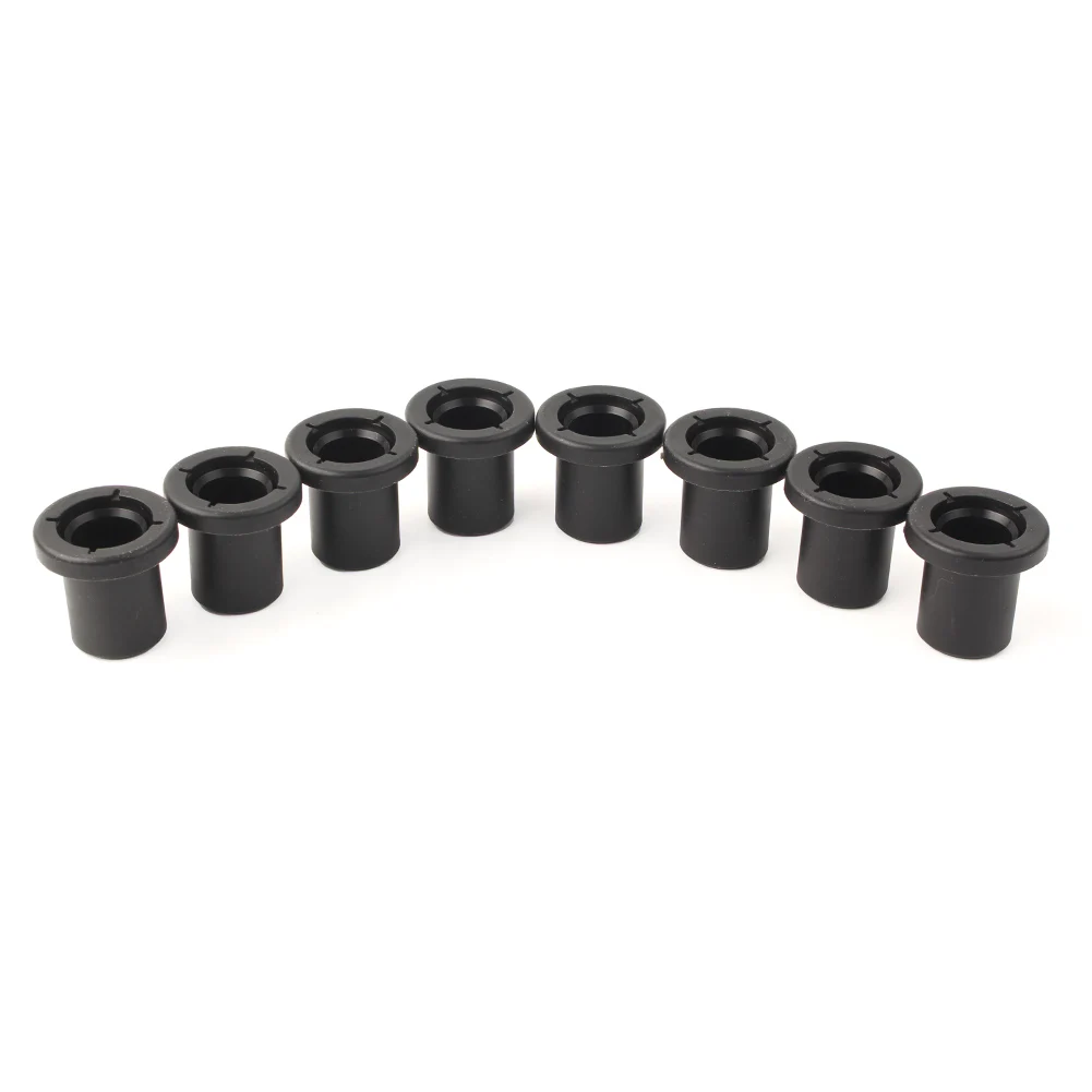 8Pcs Front A-Arm Short Bushings Black Plastic For Polaris Ranger XP 700 4x4 EFI 2006 2008
