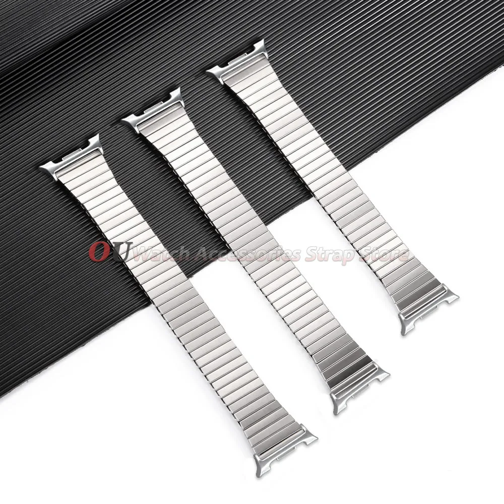 For Samsung Galaxy Watch 9 8 40mm 44mm Watchstrap Elastic Stretch Bands for Samsung Galaxy Watch 9 Metal Expansion Men Watchband
