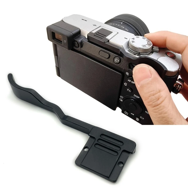 Aluminum Alloy Camera Handle Metal Thumb Up Hot Shoe Hand Grip Enhances Stability for A7C2 A7CR Mirrorless Camera