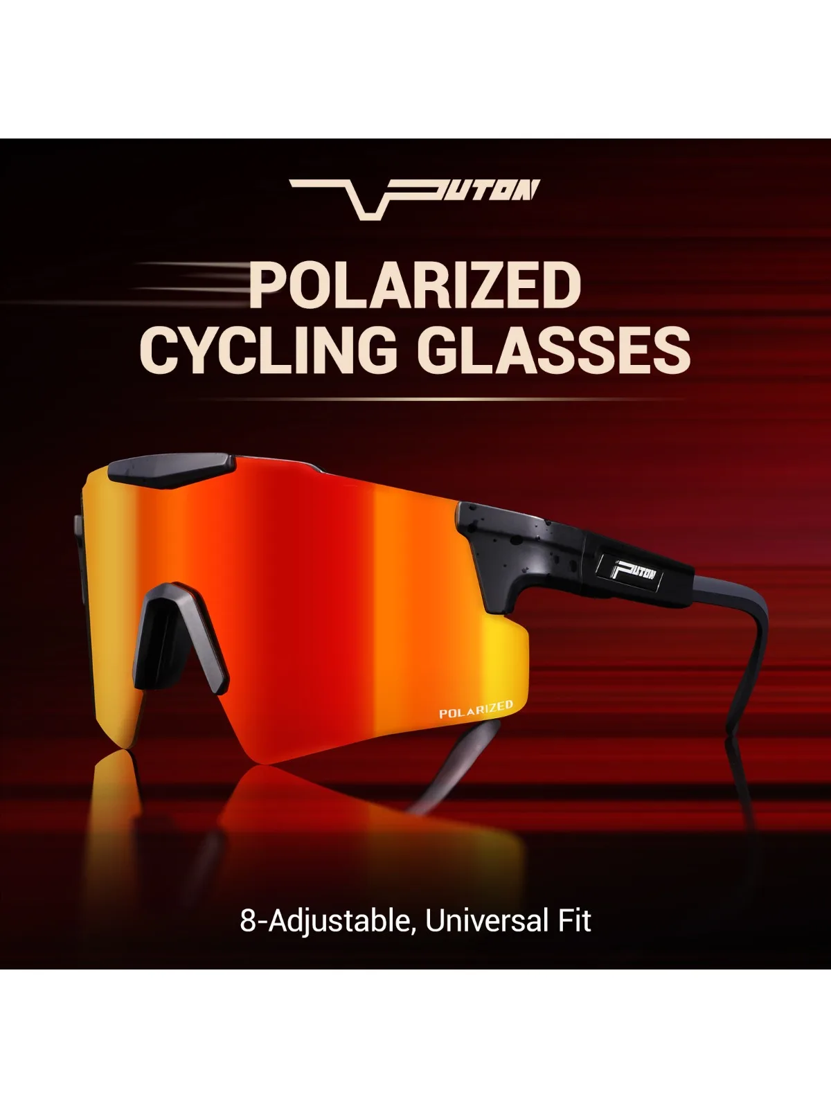 AliExpress PUTON Polarized Fishing Sunglasses Fashion Outdoor Running Sunglasses Sports Hiking Drive Bicycle Glasses MTB Road Bike Glasses