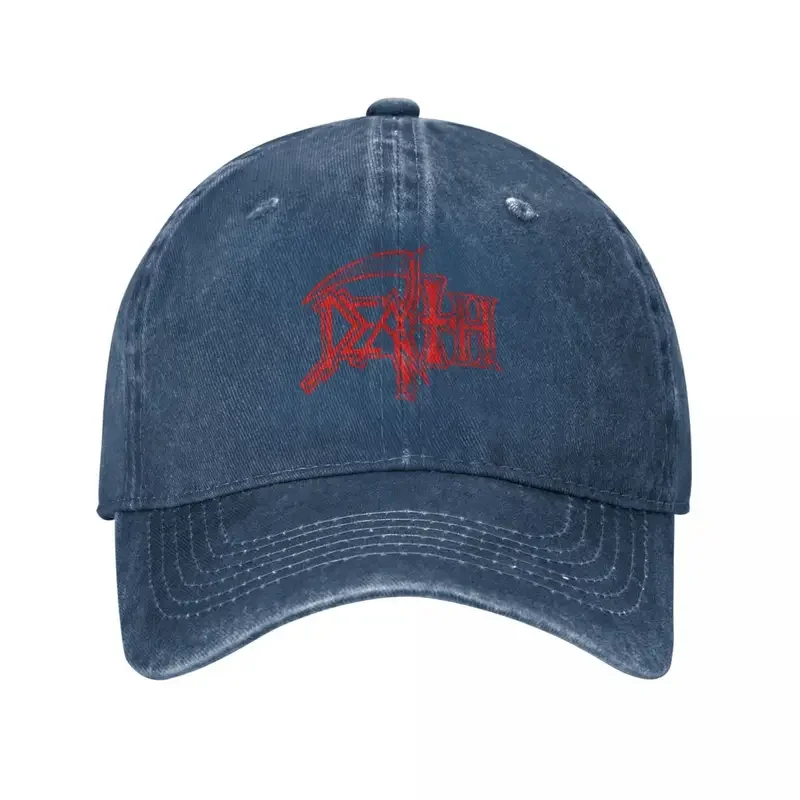 

Y2K Death Band Logo - Vintage And Distressed Style Baseball Dropshipping Hat Man For The Sun Sunscreen Women'S Cap Men'S