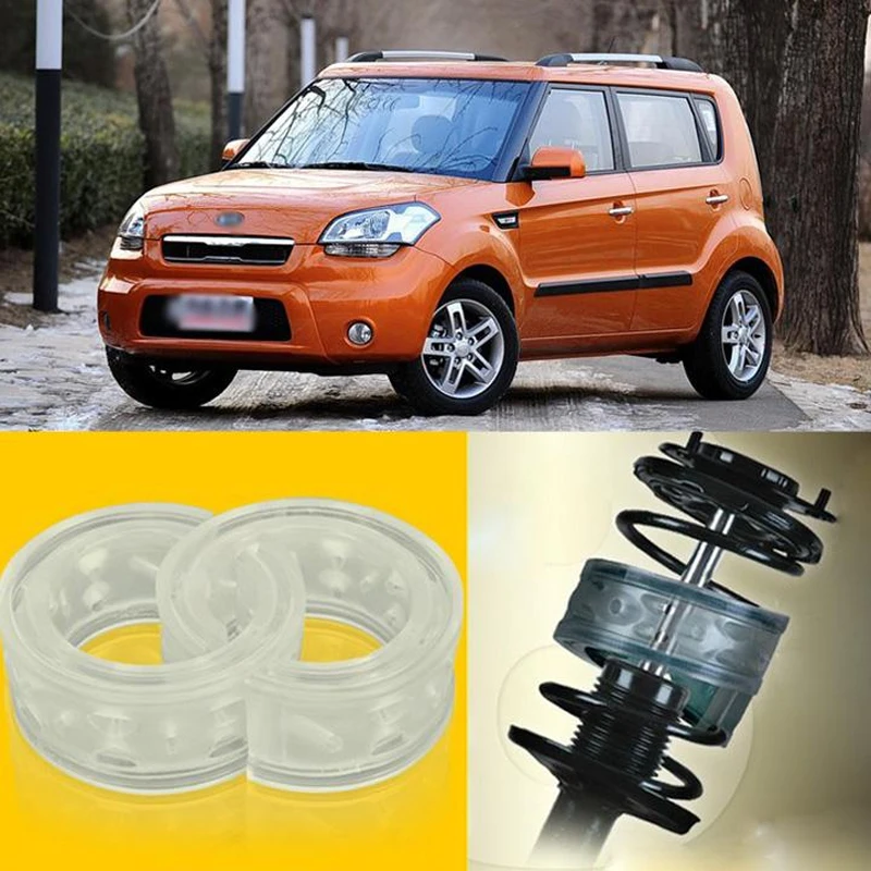 

2pcs Power Front /Rear Shock Suspension Cushion Buffer Spring Bumper For KIA Soul