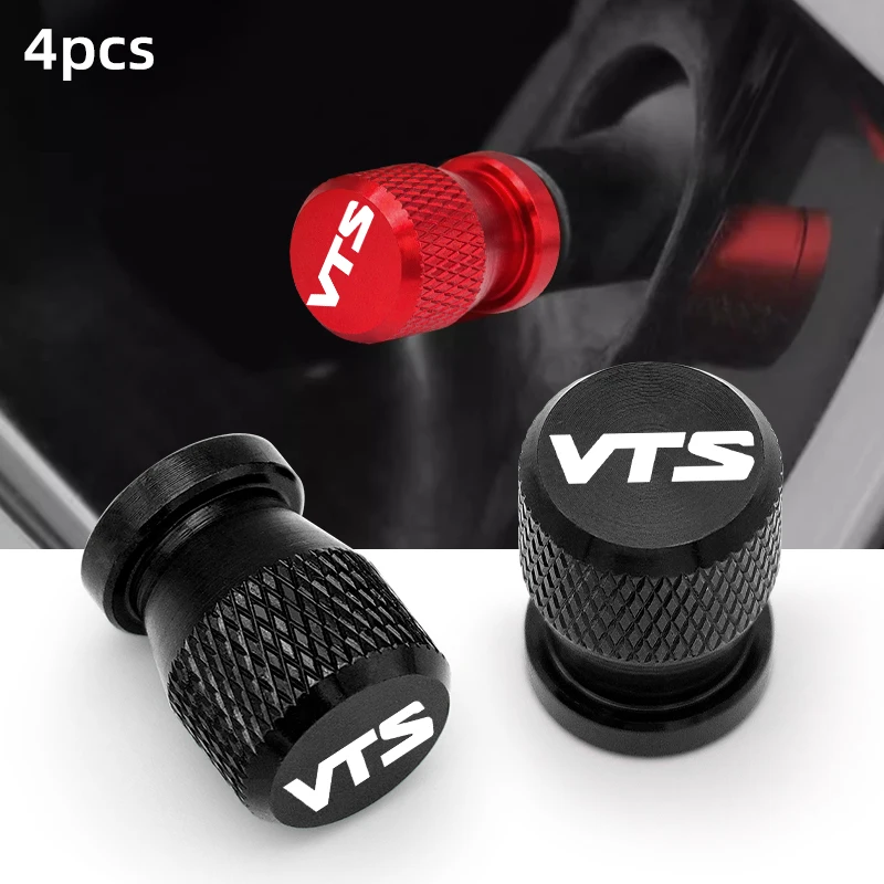 4Pcs VTS Custom LOGO Car Wheel Tire Valve Caps Airdust Covers For Citroen C3 C4 C5 Berlingo Elysee Quatre Saxo C4L Xsara Picasso