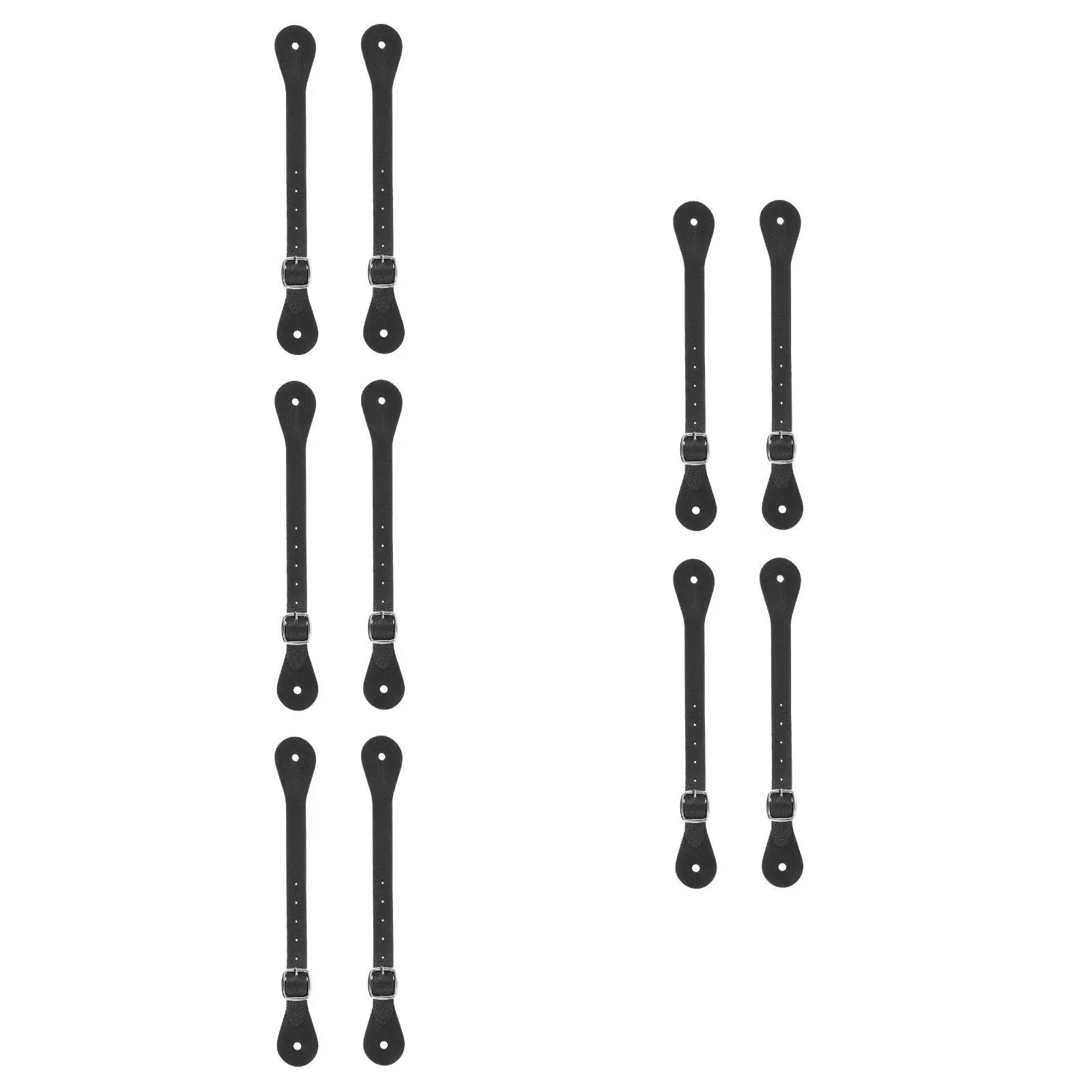 

5pcs 5 Pack Boot Accessories Durable Spur Straps Bull Riding Adjustable Belts