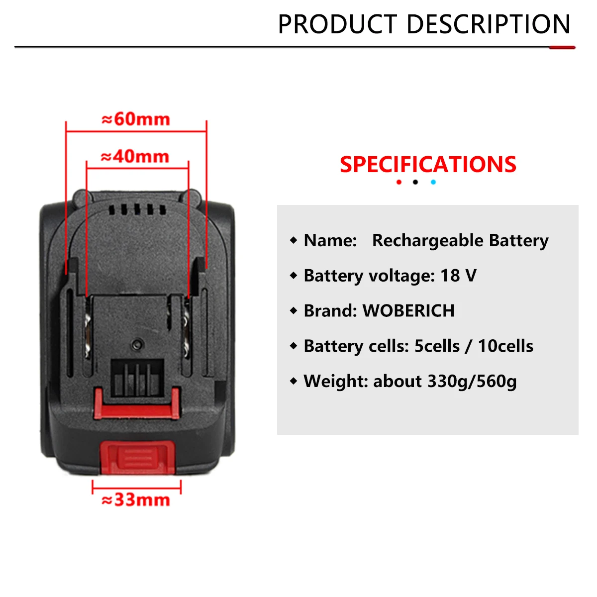 Baterías recargables de iones de litio de 18V para batería Makita de 18v BL1840 BL1850 BL1830 BL1860B LXT400