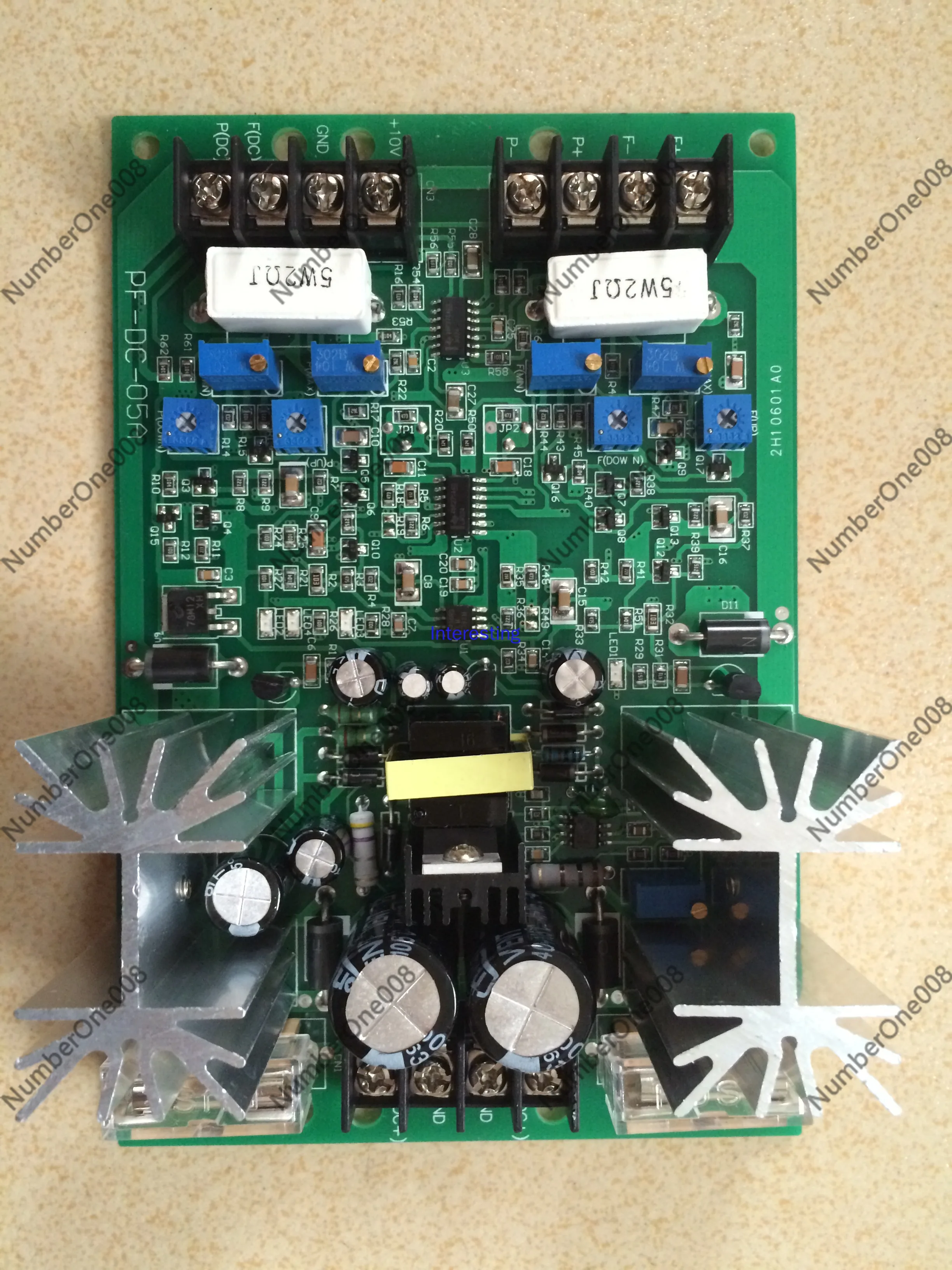 Dual Analog Proportional Valve Amplifier Card, Solenoid Valve Controller with 0-10V/4-20mA Input for Hydraulic System