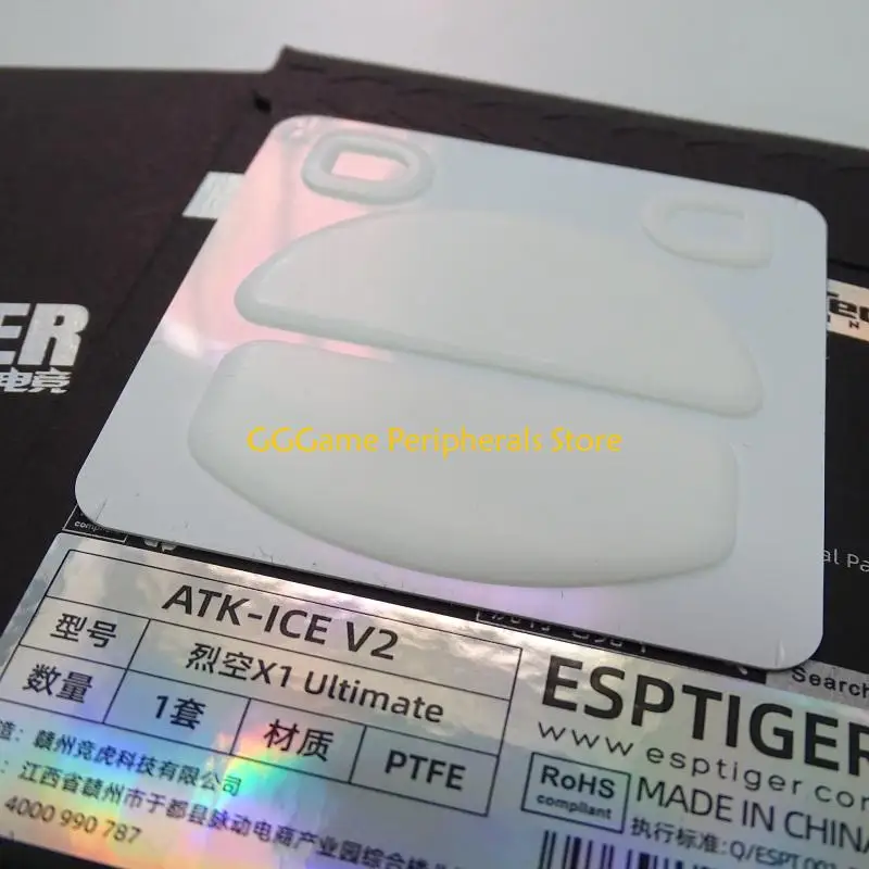 U55B 1 مجموعة Esportstiger الجليد ماوس الزلاجات ل ATK قدم الماوس وسادة الانزلاقات قدم منحنية