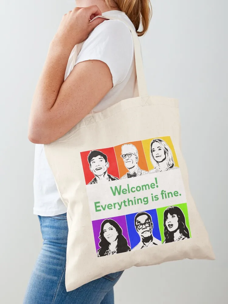 

Everything is Fine Tote Bag bags for women cute pouch bag foldable reusable bag