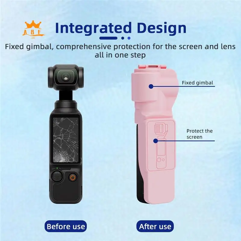 A08E-BRDRC أجزاء الكاميرا المحمولة Gimbal غطاء للعدسات حامي ل DJI Osmo Pocket 3 اكسسوارات غطاء شاشة واقية