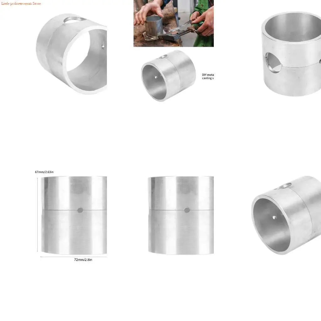 

F92D Portable Jewelry Casting Crucible Practical Tool for Metal Art Crafting