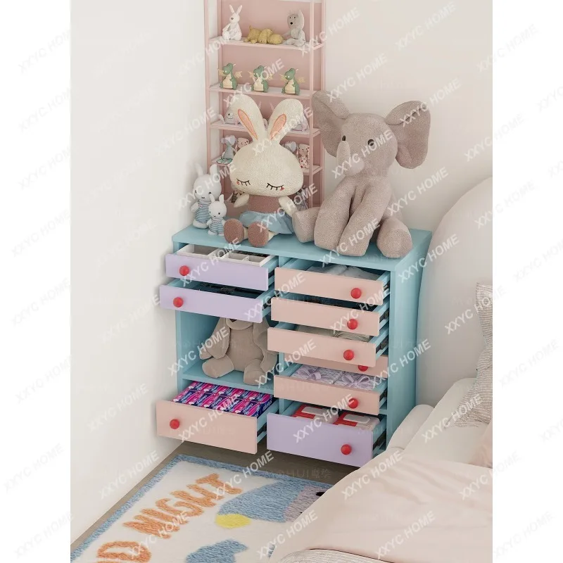 Dopamine Entryway Cabinet Bedroom Bedside Jewelry Storage End-of-Bed Cabinet