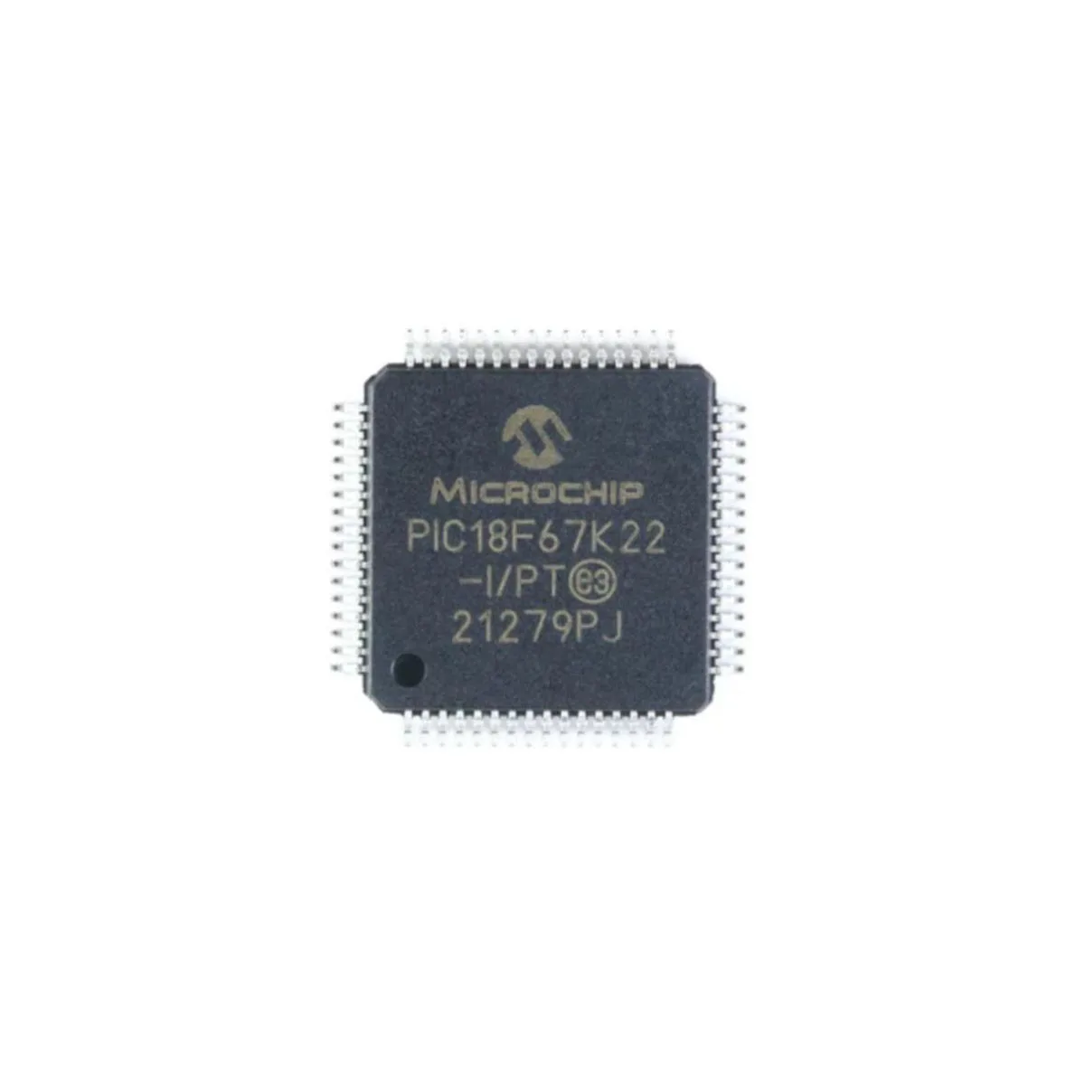 PIC18F67K22 10pcs PIC18F67K22-I/PT TQFP64 8-bit Microcontrollers - MCU 128kB Flash 4kB RAM