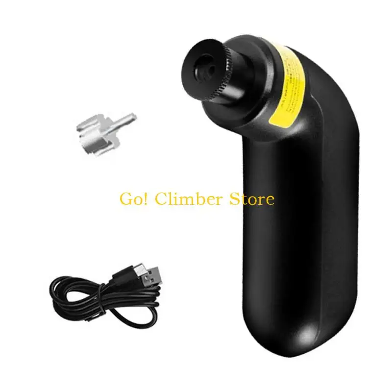 

Q84C Small Electric Tire Pump Light weight Bike Tire Pump Portables Bicycles Inflator for Mountain and Road Bike