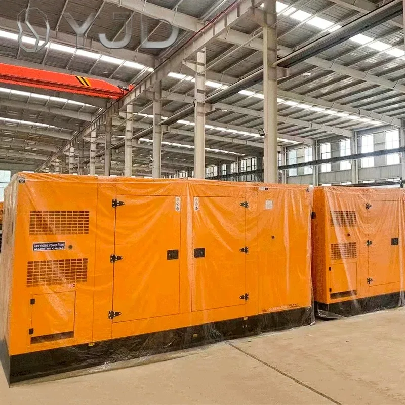 Weatherproof Enclosed Diesel Generator 100kW 200kW 300kW 400kW for School Shopping Mall Night Operation