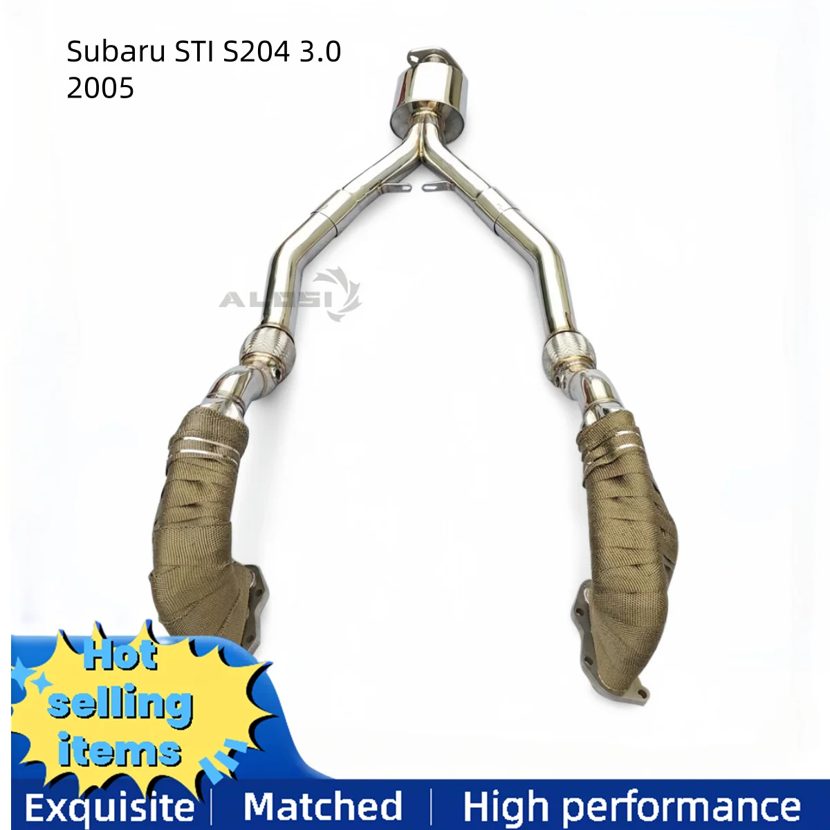 

Выпускной коллектор для Subaru STI S204 3.0 2005 Tribeca 3.0 2006-2007, модернизация и модернизация выхлопной системы с теплозащитным экраном