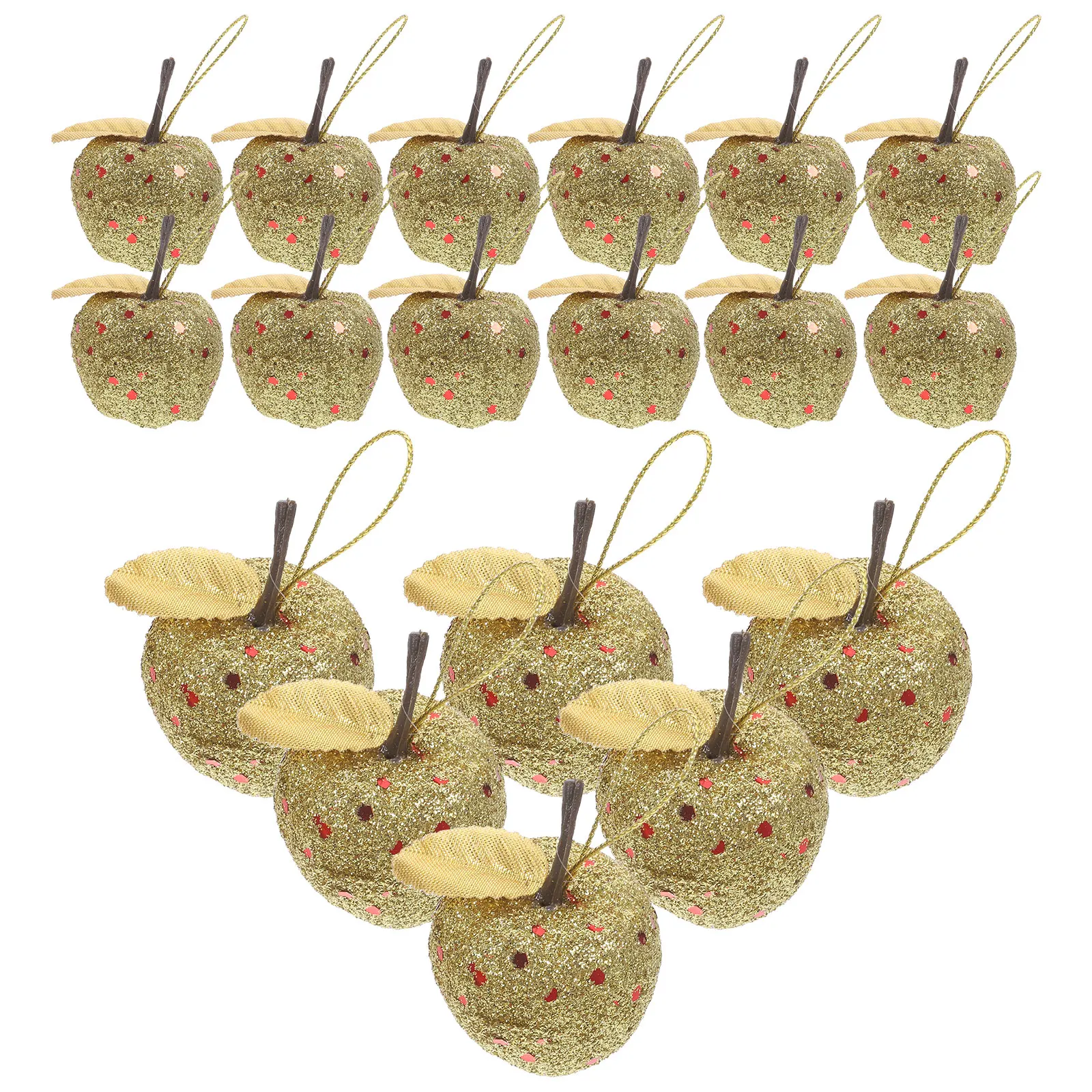 20 قطعة حلي معلقة شجرة عيد الميلاد ديكور خمر عطلة الديكور داخلي جدار رف عيد الميلاد معلقة حلية #2