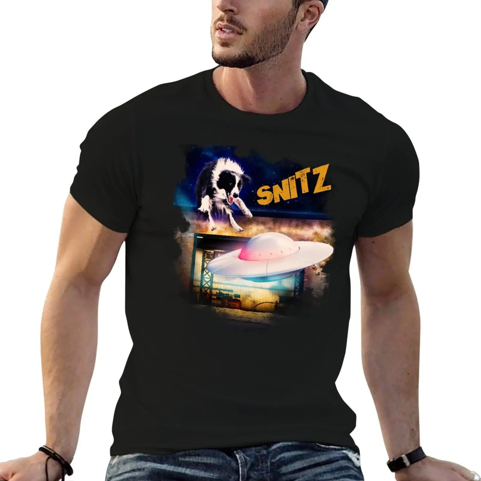 

Snitz dog Bob's Saucer Repair Bob and Nikki T-Shirt funny t shirts cotton mens graphic t shirts T-Shirt