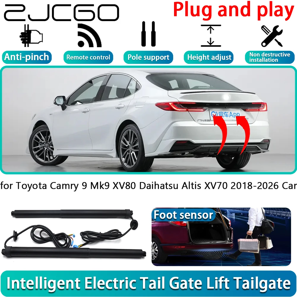 for Toyota Camry 9 Mk9 XV80 Daihatsu Altis XV70 2018-2026 Car Electric Powered Tailgate Power Liftgate Automatic Tailgate System
