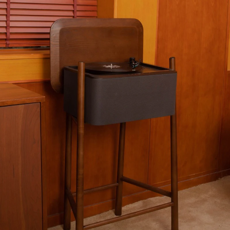 

HYM-Root floor-to-ceiling vinyl record player, Bluetooth speaker, vertical phonograph, retro living room European style