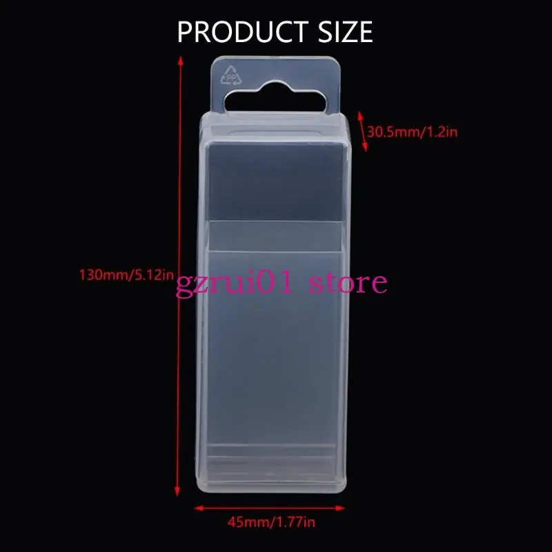 652A Extendable Clear Plastic Bit Bit Box для хранения инструментов для профессиональных техников