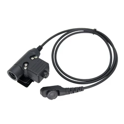 Xierde tático fone de ouvido u94 ptt para hytera hyt pd780 pt580h pd780g pd782 pd782g pd785 u94 ptt fone de ouvido cabo plug adaptador
