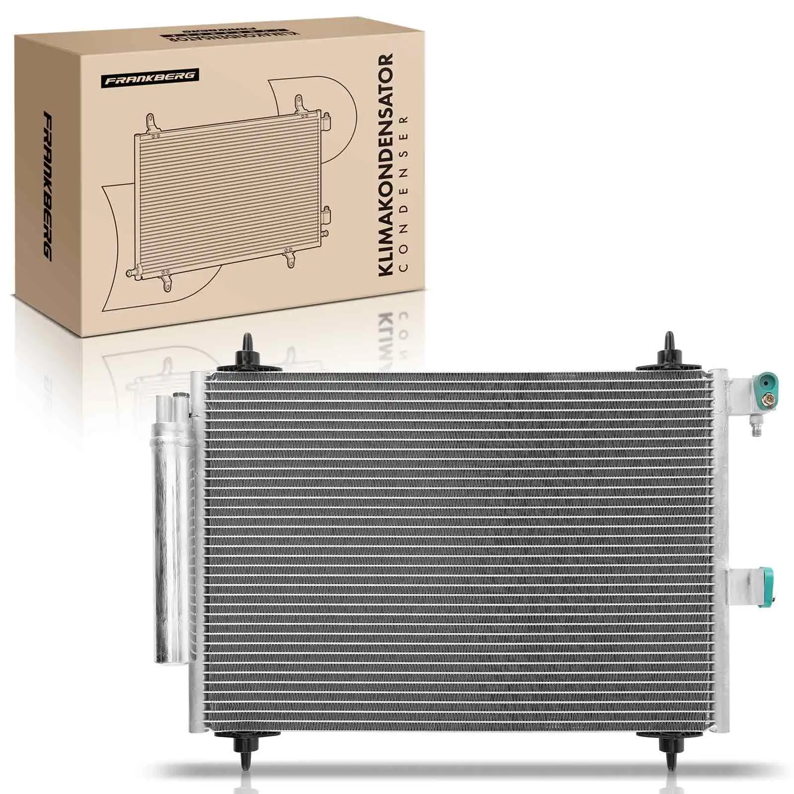 Frankberg 1x condensator airco voor Citroën Berlingo GRK Xsara N1 N2 1.6L 6455AT 6455CV 53328