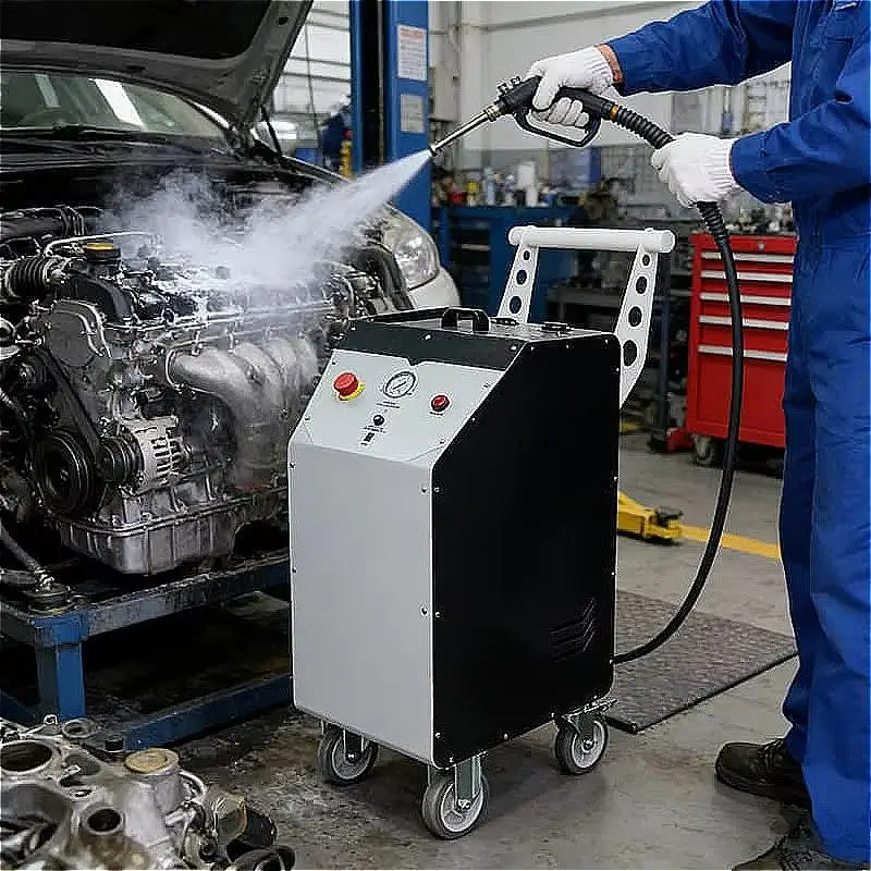 Dry Ice Cleaning Machine Portable Electric Blasting Equipment for Industrial Parts Automotive Molds Customized High Quality Sale