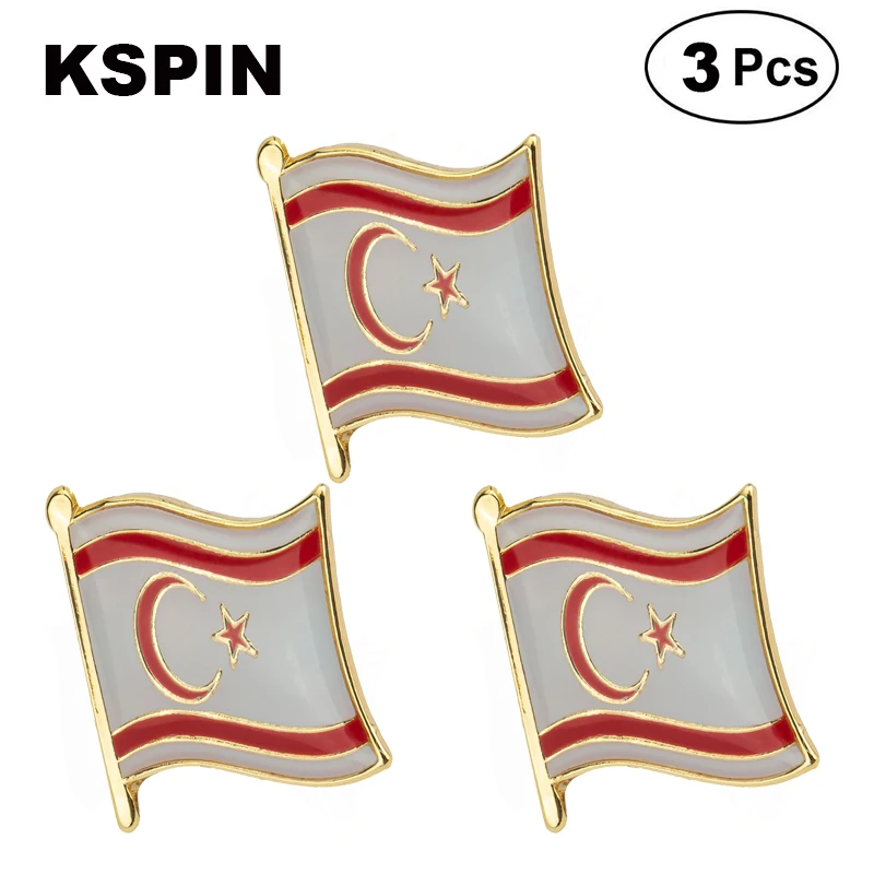 Northern Cyprus  Lapel Pin Brooches Pins Flag badge Brooch Badges