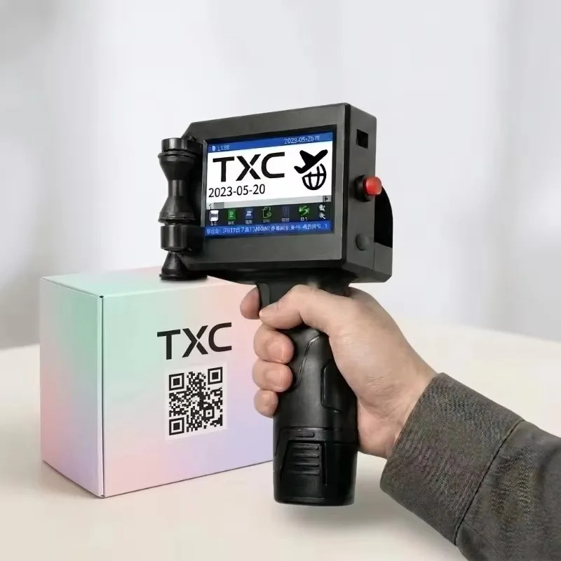 2026 New Multi-Language High Efficiency Portable TIJ Handheld Inkjet Printer for Labels & Batch Codes Printing