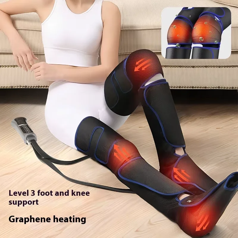 Electric Beauty Instrument, ABS Material, Knee Hot Compress, Leg Massager, Airbag Calf Vibration, Air Wave Therapy