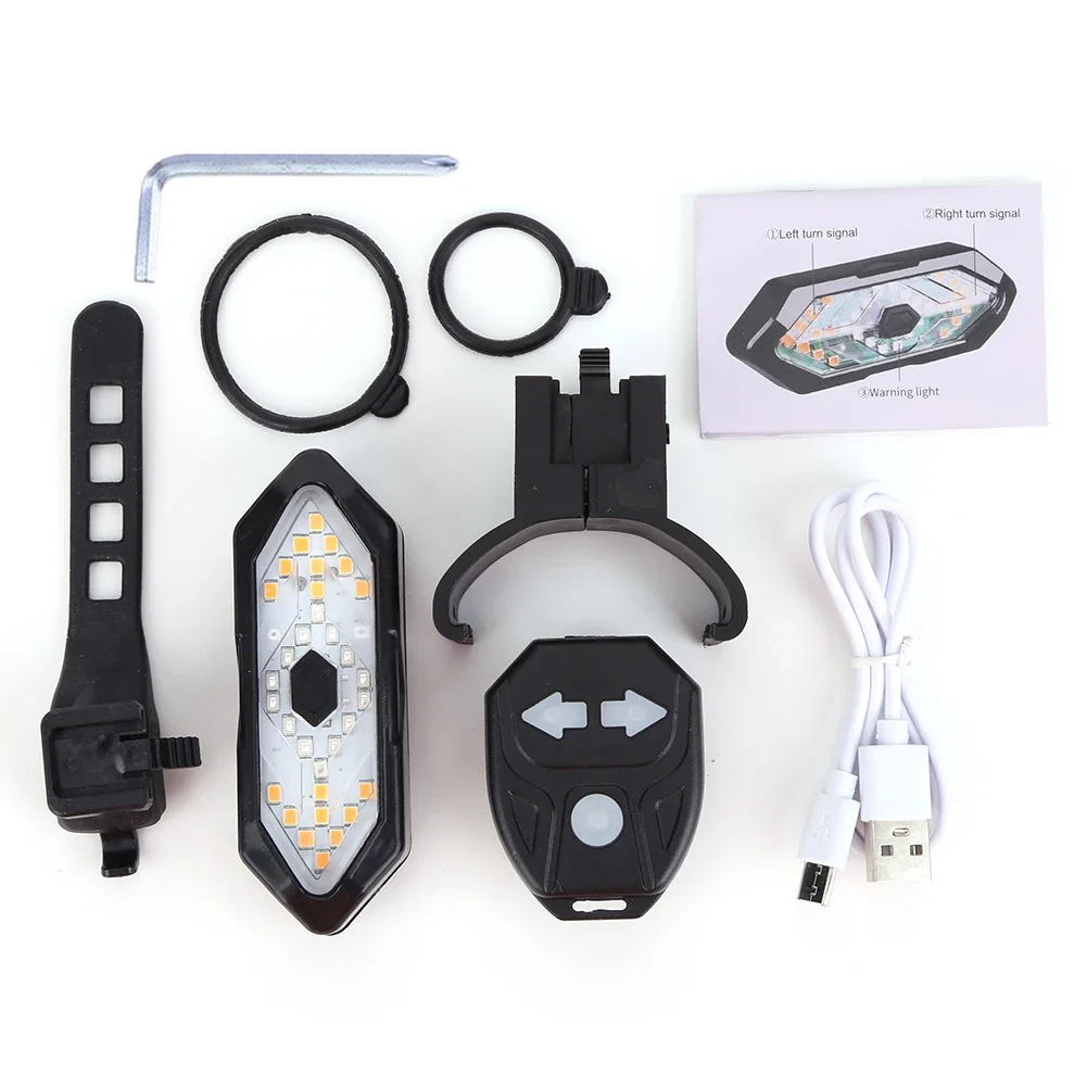 Turn  Lamp for M365 Pro 2 MI 4 Electric Scooter USB Rechargeable Wireless Remote Control Scooter Accessories Warning Light