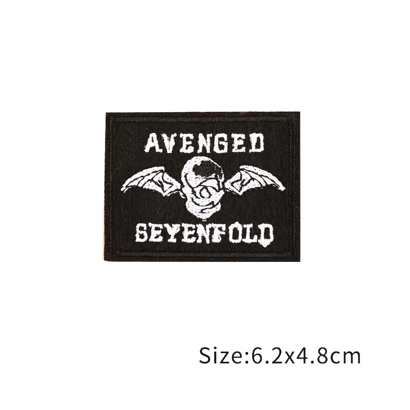 Punk Style Patch, English Letter Embroidery, Clothing Sewing, Accessories, Back Sticker Badge