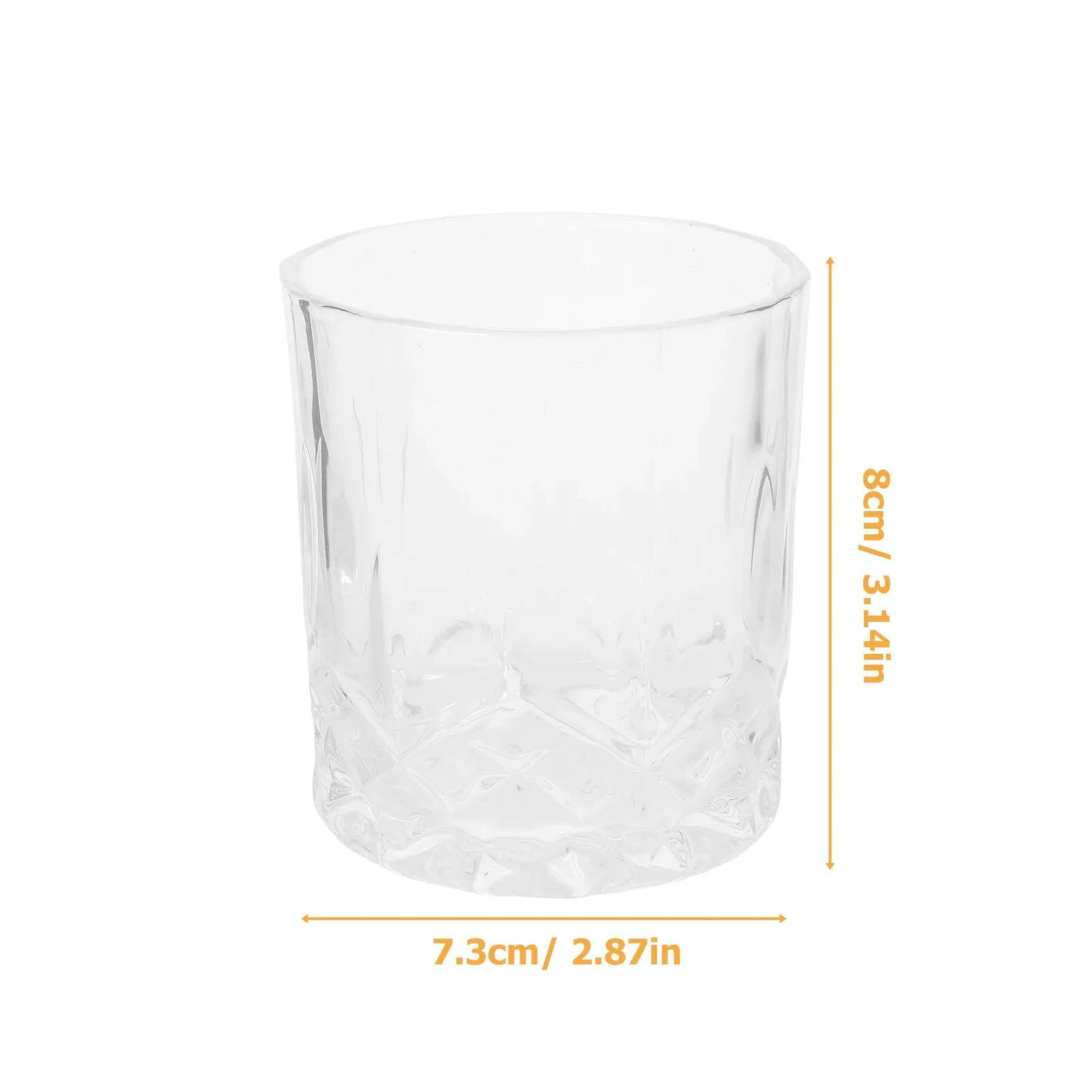 4Pcs Wine Glass Set Delicate Whisky Cup Multi Function Beverage Tumbler Household Bar Accessory Desktop Party Decor