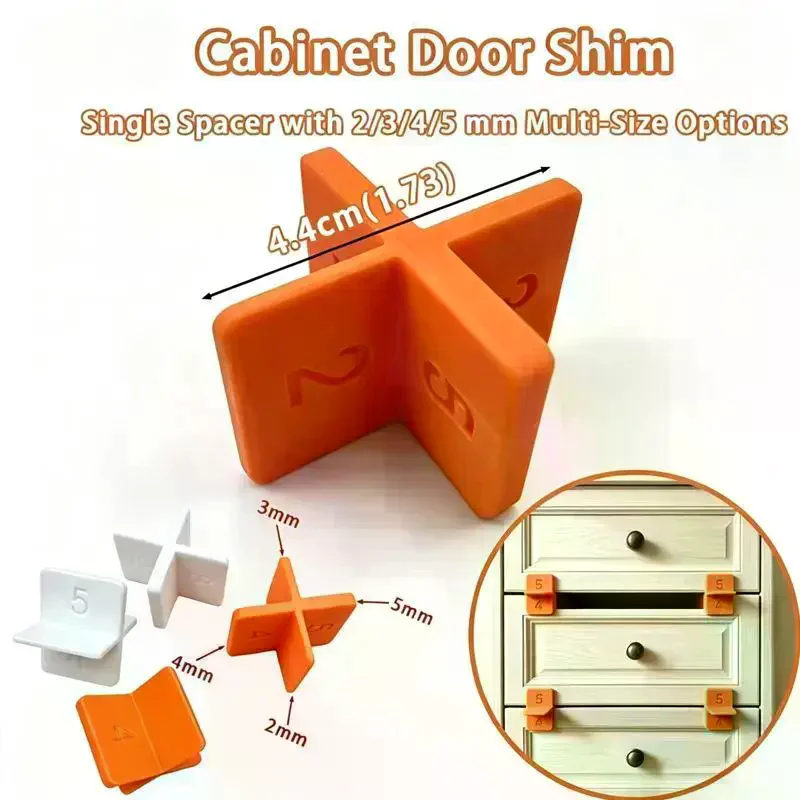 2/4Pcs Easy Install Drawer Spacer Set Cabinet Door Seals Joints Brackets Fits Desks Common Boards