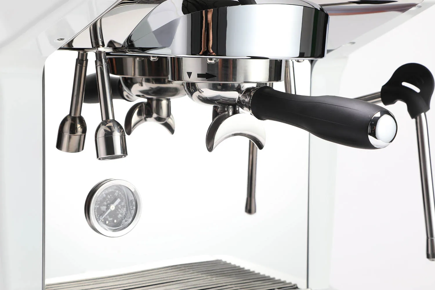 Professional 15 Bar Single Group Espresso Coffee Machine, White Color 6