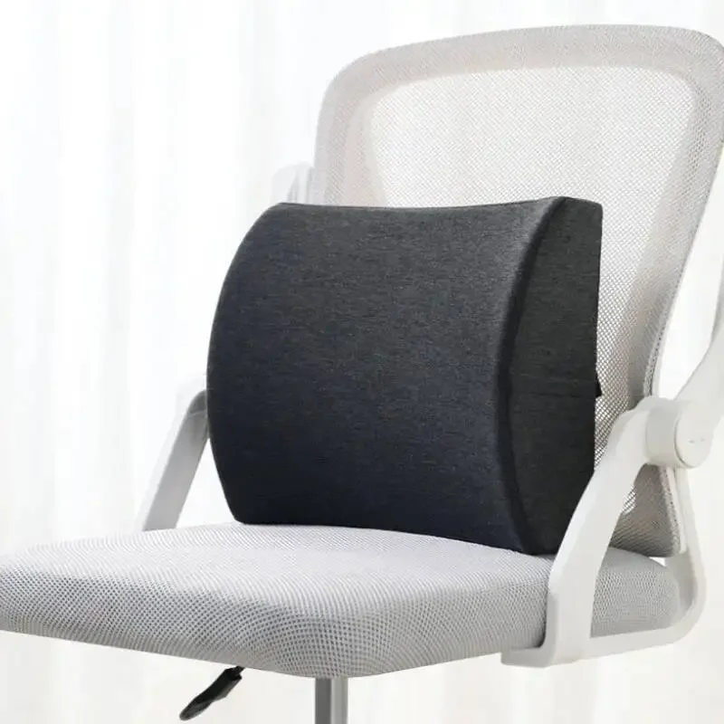 Waist Cushion Slow Rebound Car Chair Lumbar Pillow For Sitting Comfortable And Soft Sedentary Artifact Office Memory Cotton