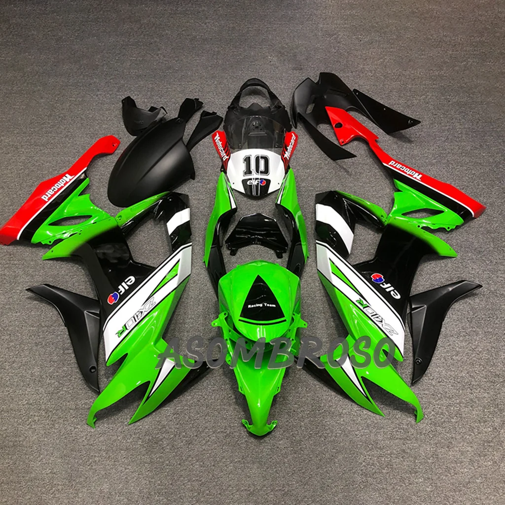 Road Racing Fairing Kit for Kawasaki 2008 2009 2010 ZX-10R 08 09 10 ZX10R Body Repair Aftermarket Parts 100% Fit Injection Mold