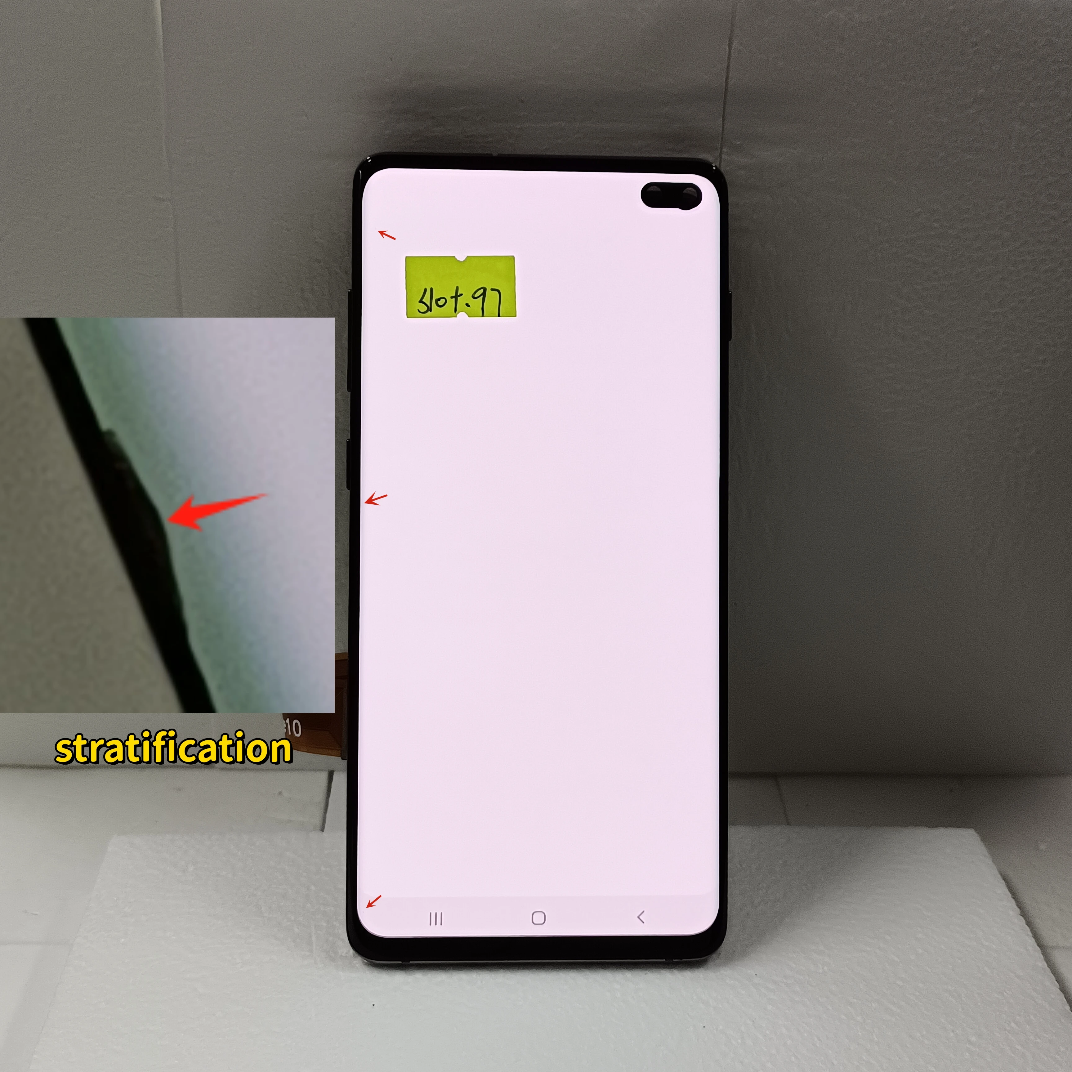 6.4\'\' Amoled For Samsung Galaxy S10 Plus Lcd Display Touch Screen Digitizer Assembly S10+ G975 G975f G975u Display With Defects